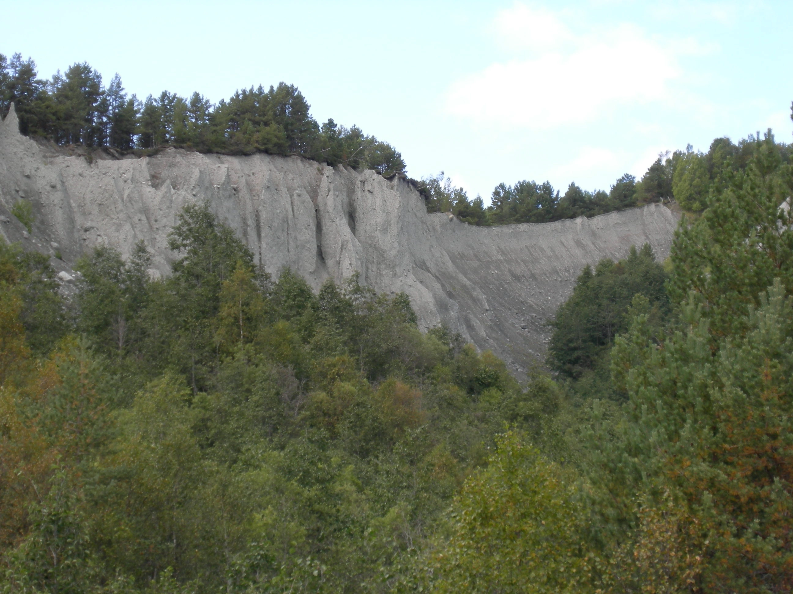 T17-C-2 grus- og sandskred.