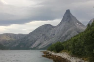 Dalsidesva i dalsiden opp mot Stetind i Nordland. Narvik kommune, Nordland.
