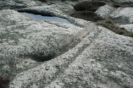 P-former ved Skipstadkilen, Østfold.
