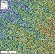 Pockmarkområde i Barentshavet.

