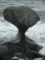 Kannesteinen er en rauk med avvikende form. Den ligger i Nordoppedalen i Vågsøy, Sogn og Fjordane. Den avvikende formen skyldes at bergarten er jevn og hard og preget av breskuring og erosjon av sedimentfyllt smeltevann under isen. Den kan oppfattes som en overgangsform til FL-H22 P-form.
