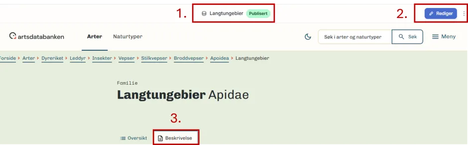 skjermbilde viser hvordan redigere en side