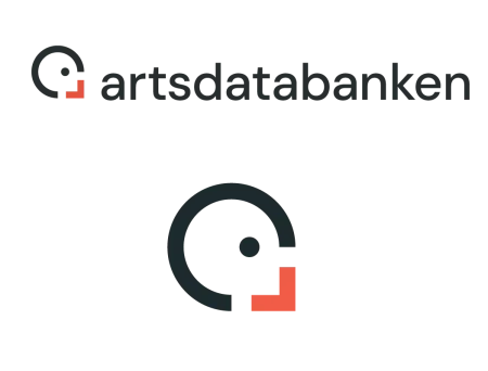 Logosymbol med tekst