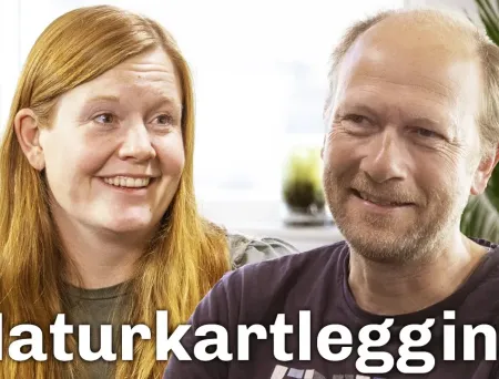 Kristin Odden Nystuen, Artsdatabanken intervjuer Anders Bryn, naturkartlegger og professor ved Naturhistorisk museum.