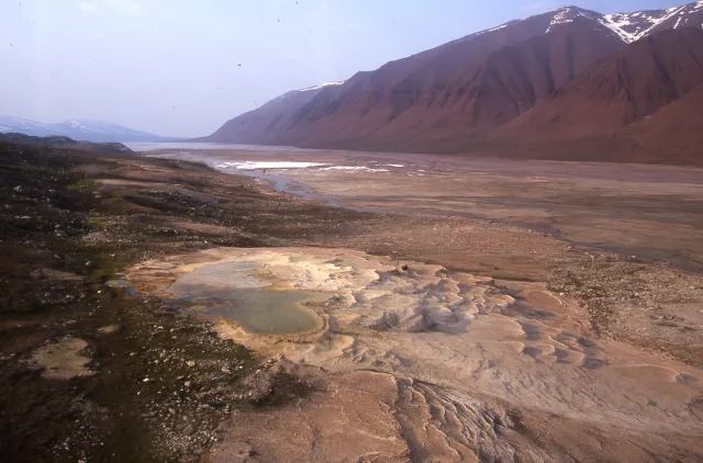 landskap på svalbard